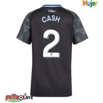 Camiseta Aston Villa Matty Cash #2 Visitante Equipación para mujer 2025-26 manga corta